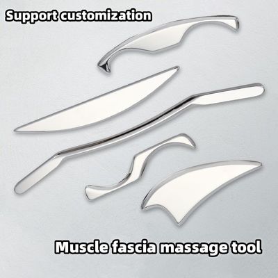 Attrezzatura di massaggio in ottone 2024 Acciaio inossidabile Gua Sha Long Bar Metallo Guasha Strumento di raschiatura per muscoli e tessuti