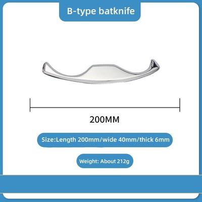 Attrezzatura di massaggio in ottone 2024 Acciaio inossidabile Gua Sha Long Bar Metallo Guasha Strumento di raschiatura per muscoli e tessuti