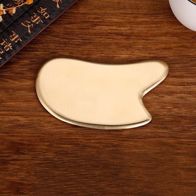 Massaggio efficace e muscolare Brass Guasha Scraping Massage Board Metal Brass Guasha for Skincare Massage 2024