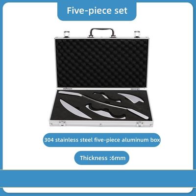 Massaggio attrezzature in acciaio inossidabile metallico Gua Sha raschiatura muscolare strumentazione di rilassamento fasciale set