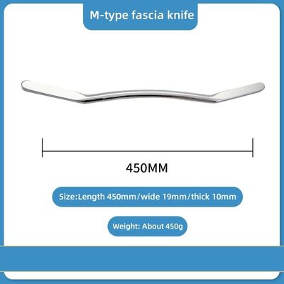Massaggio attrezzature in acciaio inossidabile metallico Gua Sha raschiatura muscolare strumentazione di rilassamento fasciale set