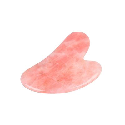 OEM ODM Quarzo rosa Gua Sha Set Prodotto di bellezza più venduto con massaggiatore facciale rosa e strumento di raschiatura del massaggio
