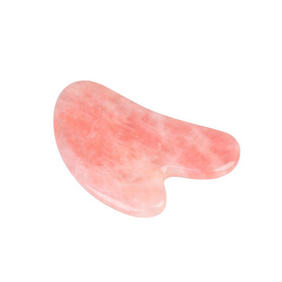 OEM ODM Quarzo rosa Gua Sha Set Prodotto di bellezza più venduto con massaggiatore facciale rosa e strumento di raschiatura del massaggio