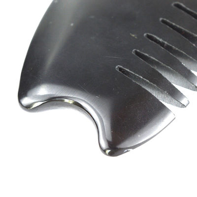 Chinese Bian Stone Scalp Gua Sha Comb Logo personalizzato disponibile per il massaggio del cuoio capelluto