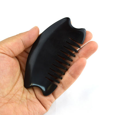 Chinese Bian Stone Scalp Gua Sha Comb Logo personalizzato disponibile per il massaggio del cuoio capelluto