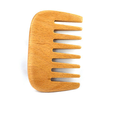 Natural Beech Gua Sha Scalp Massaggio Comb Massaggio Muscolare Testa Relax Massaggiatore per la cura dei capelli Salone di bellezza Trattamento 2024