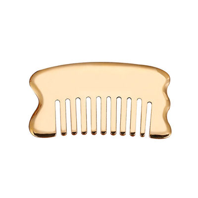 Oro Muscoli del corpo Gua Sha Strumento da tavola per massaggio del cuoio capelluto pettine Guasha testa di pietra massaggiatore capelli cura della salute salone di bellezza strumento
