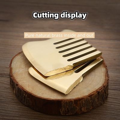 Oro Muscoli del corpo Gua Sha Strumento da tavola per massaggio del cuoio capelluto pettine Guasha testa di pietra massaggiatore capelli cura della salute salone di bellezza strumento