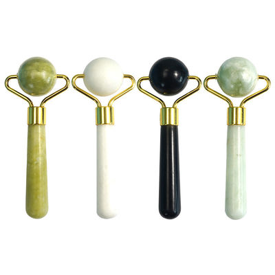 Strumento per la bellezza facciale Sfera di giada naturale Gua Sha Massaggio perla Roller Faciale per cura del corpo e della pelle Trattamento Spa