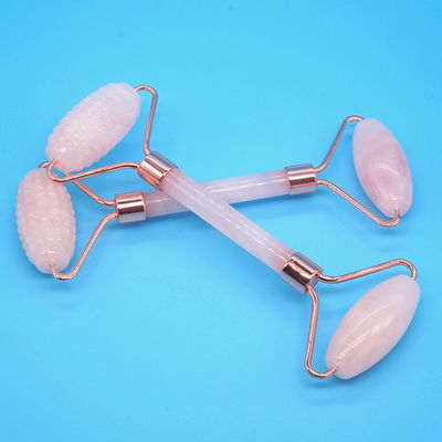 Rose Quartz Gua Sha Face Roller Massage Tool Guasha Stone Body Self Skin Care Spa Anti Aging Facial Beauty Gift Box in rosa