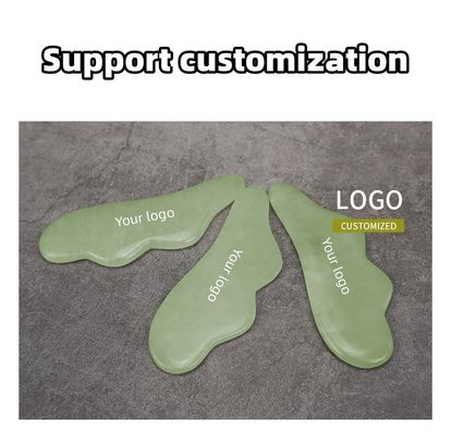 Stringimento della pelle Rimozione delle rughe Naturale Xiuyan Giada Gua Sha Scraping Massaggio Tavola Custom Logo 2024 Miglior Prodotto