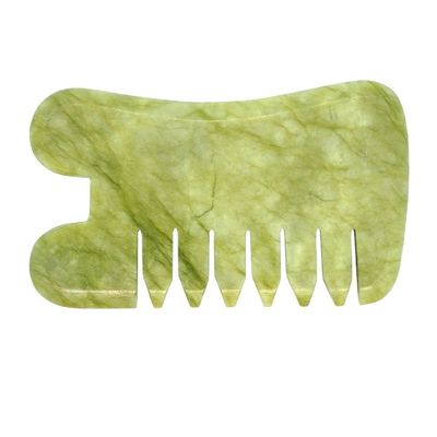 Scopri i benefici del pettine naturale Xiuyan Jade per massaggi nutrienti