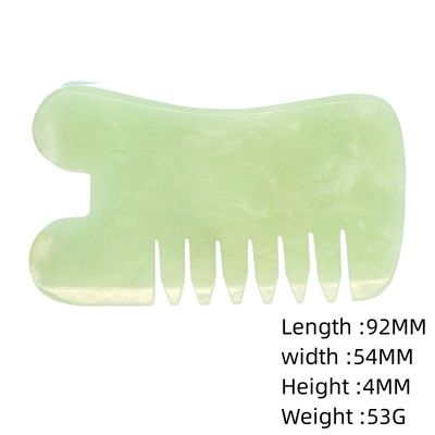 Scopri i benefici del pettine naturale Xiuyan Jade per massaggi nutrienti