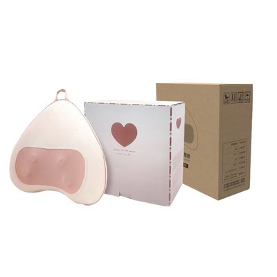 Fisioterapia Cura sanitaria Casalinghi Cuscino dorsale 2024 Prodotti di tendenza Forma del cuore Maschera per cuscini per massaggi su tutto il corpo in rosa