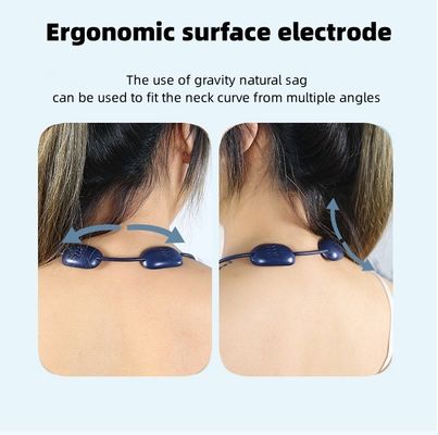 Area di massaggio 2024 Smart Electric Pulse Mini Neckband Therapy Massager per la protezione del collo e logo personalizzato disponibile