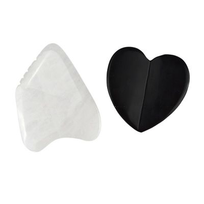 Massaggiatore Corporeo Gua Sha Custom Black Bianstone Guasha Board per Massaggio Muscolare e Fisioterapia