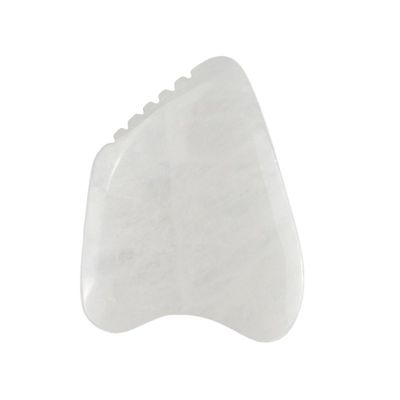 Massaggiatore del corpo Gua Sha Tavola di raschiatura del viso Pietra di giada bianca Guasha Strumento per il viso e SPA attrezzature di massaggio per l'agopuntura