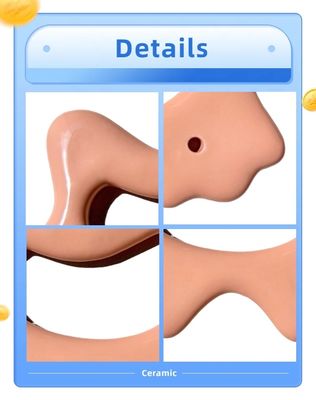 Massaggiatore Faciale Disponibile in ceramica Gua Sha per l'anti-invecchiamento e per la raschiatura del viso