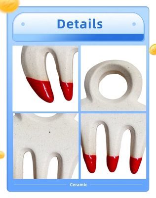 Disponibile il logo personalizzatod Gua Sha in ceramica per massaggio facciale e terapia di rilassamento muscolare