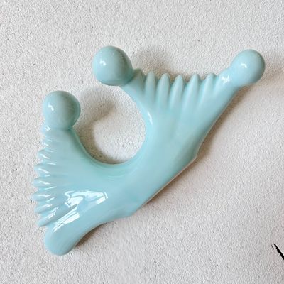 Massaggio muscolare Ceramico Gua Sha Board Anti Cellulite Therapy Machine per Massaggi Faciali Blu