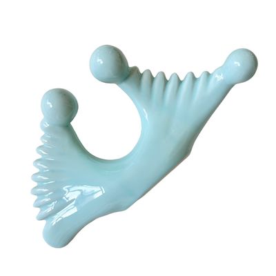 Massaggio muscolare Ceramico Gua Sha Board Anti Cellulite Therapy Machine per Massaggi Faciali Blu