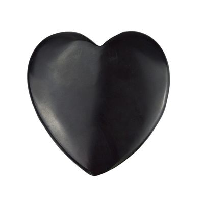 2024 Forma di cuore Pietra Bian nera naturale Gua Sha Strumento di massaggio per il massaggio muscolare per il drenaggio linfatico