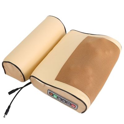 2023 Disegno Massaggio Corporeo Shiastu Vibrating Heating Electric Back Massager Pillow With Heat Infrared Fisioterapia Funzione
