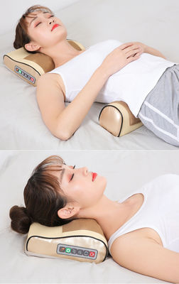 2023 Disegno Massaggio Corporeo Shiastu Vibrating Heating Electric Back Massager Pillow With Heat Infrared Fisioterapia Funzione