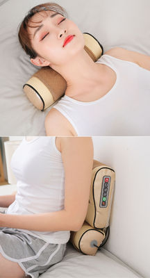 2023 Disegno Massaggio Corporeo Shiastu Vibrating Heating Electric Back Massager Pillow With Heat Infrared Fisioterapia Funzione