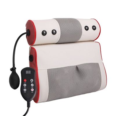 Macchine per massaggi 2 in 1 riscaldamento multifunzionale a maglia cervicale spina dorsale auto elettrica cuscino di massaggio Shiatsu collo schiena
