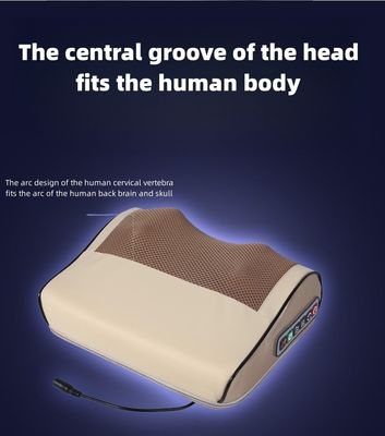 Massaggio del corpo cuscino per la casa manuale controllo cablato massaggiatore cervicale massaggiatore collo riscaldamento spalla collo vita tutto il corpo