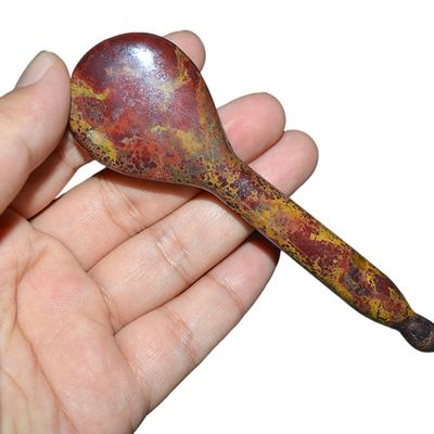 Cura della salute del corpo Massaggio con bastoncino per spa e tessuti Manuale Mookaite Reflessologia acupressione Guasha Pen per terapia di agopuntura rossa
