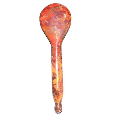 Red Mookaite Jade Gua Sha Stick per il massaggio facciale a mano e il massaggio con pietre riflessologiche