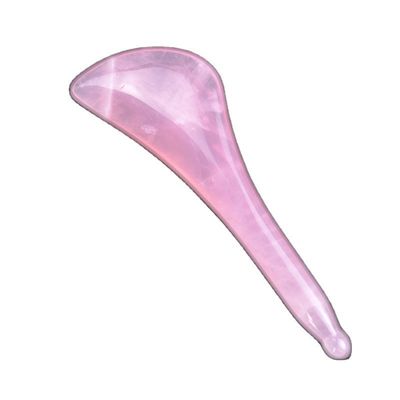 Strumento di massaggio corporeo Rose Quartz Gua Sha Pen Disponibile Logo per il pugno di agopuntura facciale e oculare