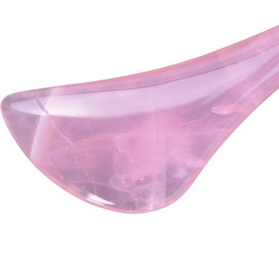 Strumento di massaggio corporeo Rose Quartz Gua Sha Pen Disponibile Logo per il pugno di agopuntura facciale e oculare