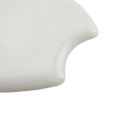 Strumento di salone di bellezza per la cura della pelle Pietra di giada bianca naturale Gua Sha Scraping Board per massaggio del corpo