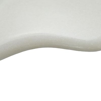 Strumento di salone di bellezza per la cura della pelle Pietra di giada bianca naturale Gua Sha Scraping Board per massaggio del corpo