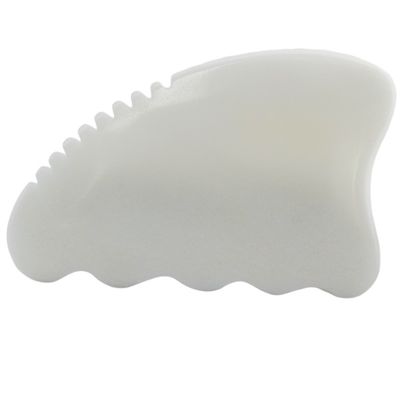 Strumento di massaggio Pietra di giada bianca naturale Gua Sha Scraping Board per massaggiatore del corpo Facial Beauty Anti-aging Skin Care Tool