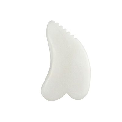 Massaggiatore del corpo Gua Sha Scraping Massaggio Strumento Giada Bianca Guasha Scraper di Tavola Giada Naturale