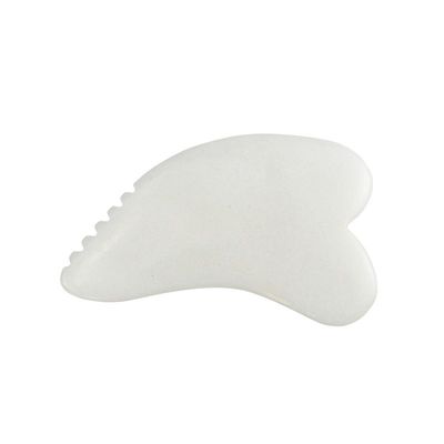 Massaggiatore del corpo Gua Sha Scraping Massaggio Strumento Giada Bianca Guasha Scraper di Tavola Giada Naturale