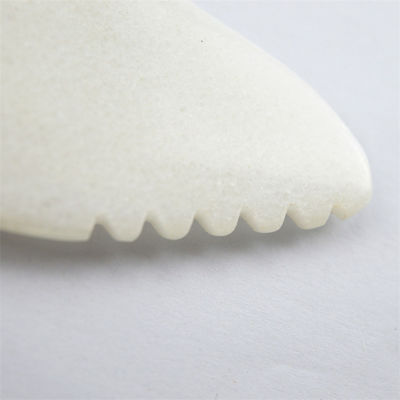 Massaggiatore del corpo Gua Sha Scraping Massaggio Strumento Giada Bianca Guasha Scraper di Tavola Giada Naturale