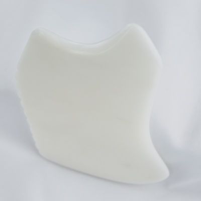 Strumento di massaggio del corpo con pietra di giada bianca naturale Gua Sha Scraping Board Guasha Facial Spa Skin Care Beauty Salon
