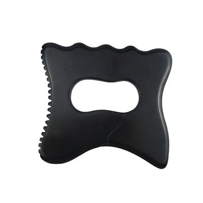Disponibile il logo personalizzato strumento di massaggio Gua Sha con manico strumento di massaggio del corpo Guasha Stone auto cura della pelle