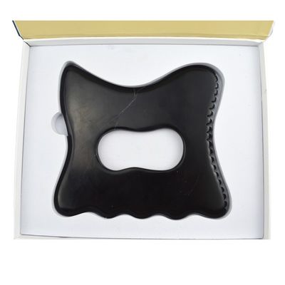 Disponibile il logo personalizzato strumento di massaggio Gua Sha con manico strumento di massaggio del corpo Guasha Stone auto cura della pelle