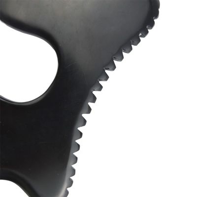 Disponibile il logo personalizzato strumento di massaggio Gua Sha con manico strumento di massaggio del corpo Guasha Stone auto cura della pelle