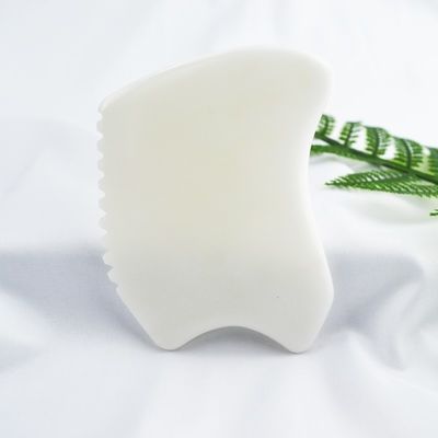 Massaggiatore Corpo Nuovo Stile Pura Naturale Giada Bianca Faccia Anti-Invecchiamento Gua Sha Tavola Gemstone Massaggio Cura della Pelle Giada Pietra Guasha Strumento