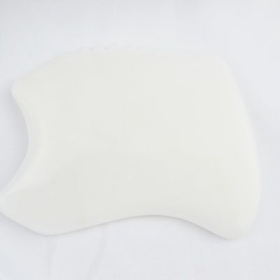 Massaggiatore Corpo Nuovo Stile Pura Naturale Giada Bianca Faccia Anti-Invecchiamento Gua Sha Tavola Gemstone Massaggio Cura della Pelle Giada Pietra Guasha Strumento
