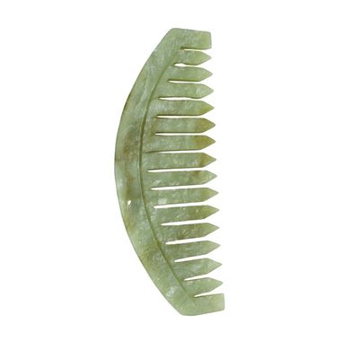 Xiuyan Jade Massage Comb per Gua Sha Scraping viso e cura della testa rilassante