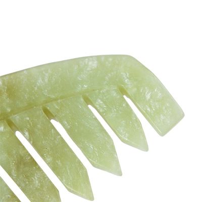 Xiuyan Jade Massage Comb per Gua Sha Scraping viso e cura della testa rilassante