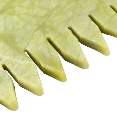 Massaggio Comb Stile Naturale Xiuyan Giada Gua Sha Scalp Guasha Stone Head Massaggiatore Capelli Salute Salute Salone Strumento di Bellezza